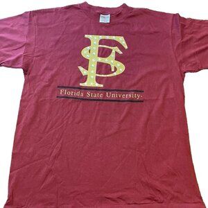 NWOT VINTAGE ONEITA XL FSU Florida State Seminoles Single Stitch T Shirt Garnet